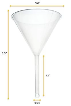 10PK Filter Funnel, 3.6" - Polyethylene Plastic - Chemical Resistant -Laboratory Instrument Store u7p3neq1zlzqq1pasm9g