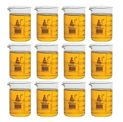 12PK Beakers, 150ml - Low Form - Graduated - Borosilicate Glass -Laboratory Instrument Store u8ok5rptawrighzxftsm