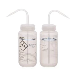 Wash Bottle For Distilled Water, 500ml - Labeled With Color Coded Chemical & Safety Information (2 Color)- Wide Mouth, Self Venting, Low Density Polyethylene - 8 Wash Bottle For Distilled Water, 500ml - Labeled With Color Coded Chemical & Safety Information (2 Color)- Wide Mouth, Self Venting, Low Density Polyethylene - -Laboratory Instrument Store ucy5qopfwtgztps2plzi