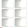 10 Pack Rectangular Plano Glass Mirror, 4" X 3" - 2.5mm Thick Approx. -