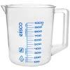 Measuring Jug, 1000ml - TPX Plastic - Screen Printed Graduations - With Handle & Spout