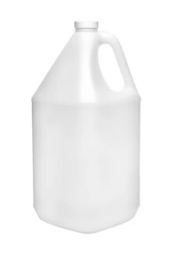 Plastic Bottle, 5L (1.3G) - HDPE - With Integrated Handle & 38mm Cap