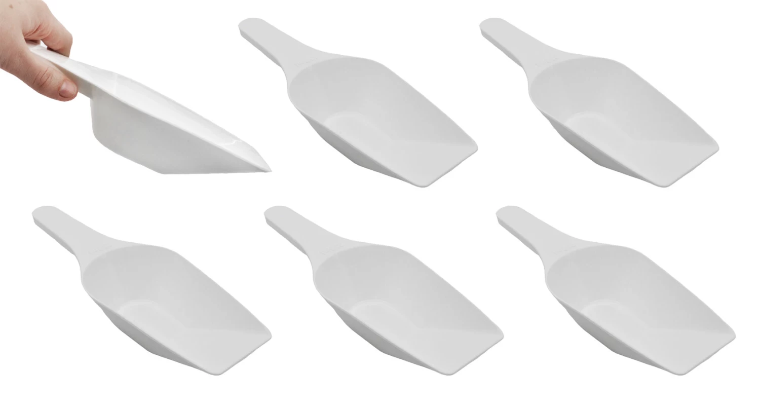 6PK Scoops, 250mL - Flat Bottom - Polypropylene 1 6PK Scoops, 250mL - Flat Bottom - Polypropylene