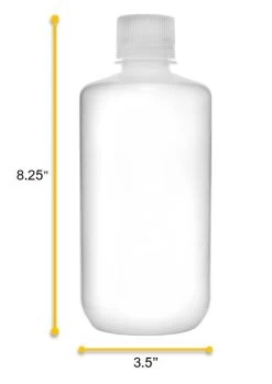 12PK Reagent Bottles, 1000ml - Narrow Neck With Screw Cap - Polypropylene -Laboratory Instrument Store veeekvuqwvqszhadopmm 25f92a93 8889 4159 b222 cec142b02983