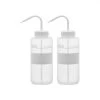 2PK Chemical Wash Bottle, No Label, 1000ml - Wide Mouth, Self Venting, Low Density Polyethylene - Performance Plastics By