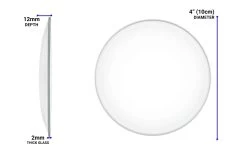 12PK Watch Glasses, 4" (10cm) - Cover Lids For Beakers & Flasks - Evaporation Dish -Laboratory Instrument Store vubdhvoy8vmlw4opvwnl