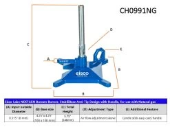 Bunsen Burner, Natural Gas - StabiliBase, Anti-Tip Design -Laboratory Instrument Store vyoavkvlffkwnb5ilwsd