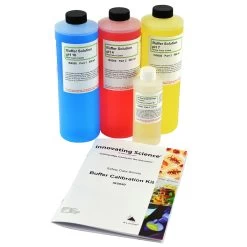 PH Buffer Calibration Kit - 500mL Each PH 4, 7, 10 And 4oz Potassium Chloride - The Curated Chemical Collection