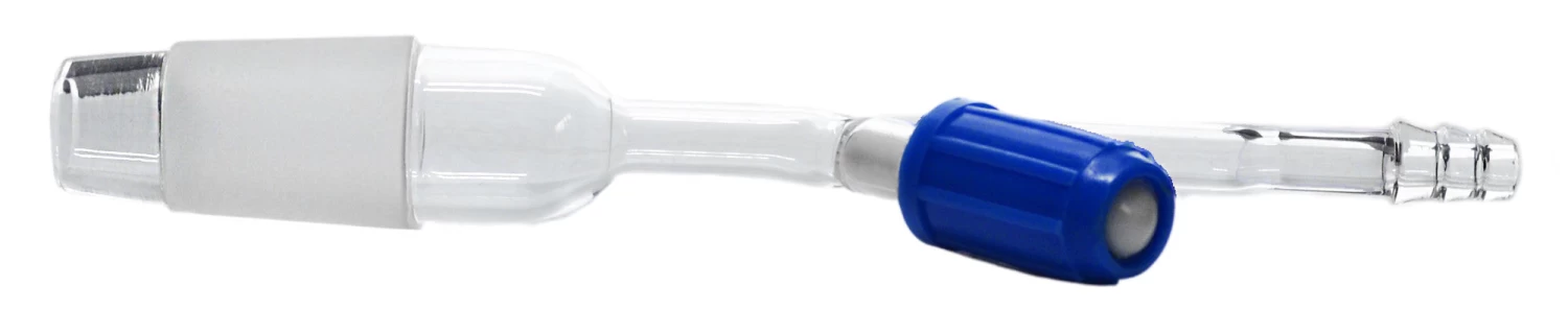Stopcock Adapter - Rotaflow Key, 24/29 Cone Size - Borosilicate Glass 2 Stopcock Adapter - Rotaflow Key, 24/29 Cone Size - Borosilicate Glass - Image 2