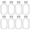12PK Reagent Bottles, 125ml - Narrow Neck With Screw Cap - Polypropylene