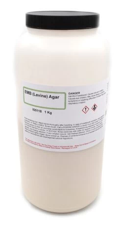 EMB (Levine) Agar Powder, 1000g – Selective And Differentiating Growth Medium -