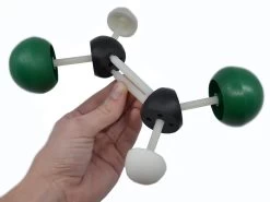 Molecular Model Kit (220 Pieces) (65 Atoms),VSEPR Model Advanced Set, Organic And Inorganic Chemistry, Multifaced For Complex Arrangements With Double/Triple Bonds, Case Included - -Laboratory Instrument Store wpxva7paqfzik1sam8zb