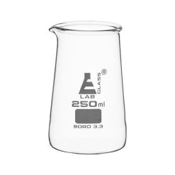 Conical Philips Beaker With Spout, 250mL - Borosilicate Glass