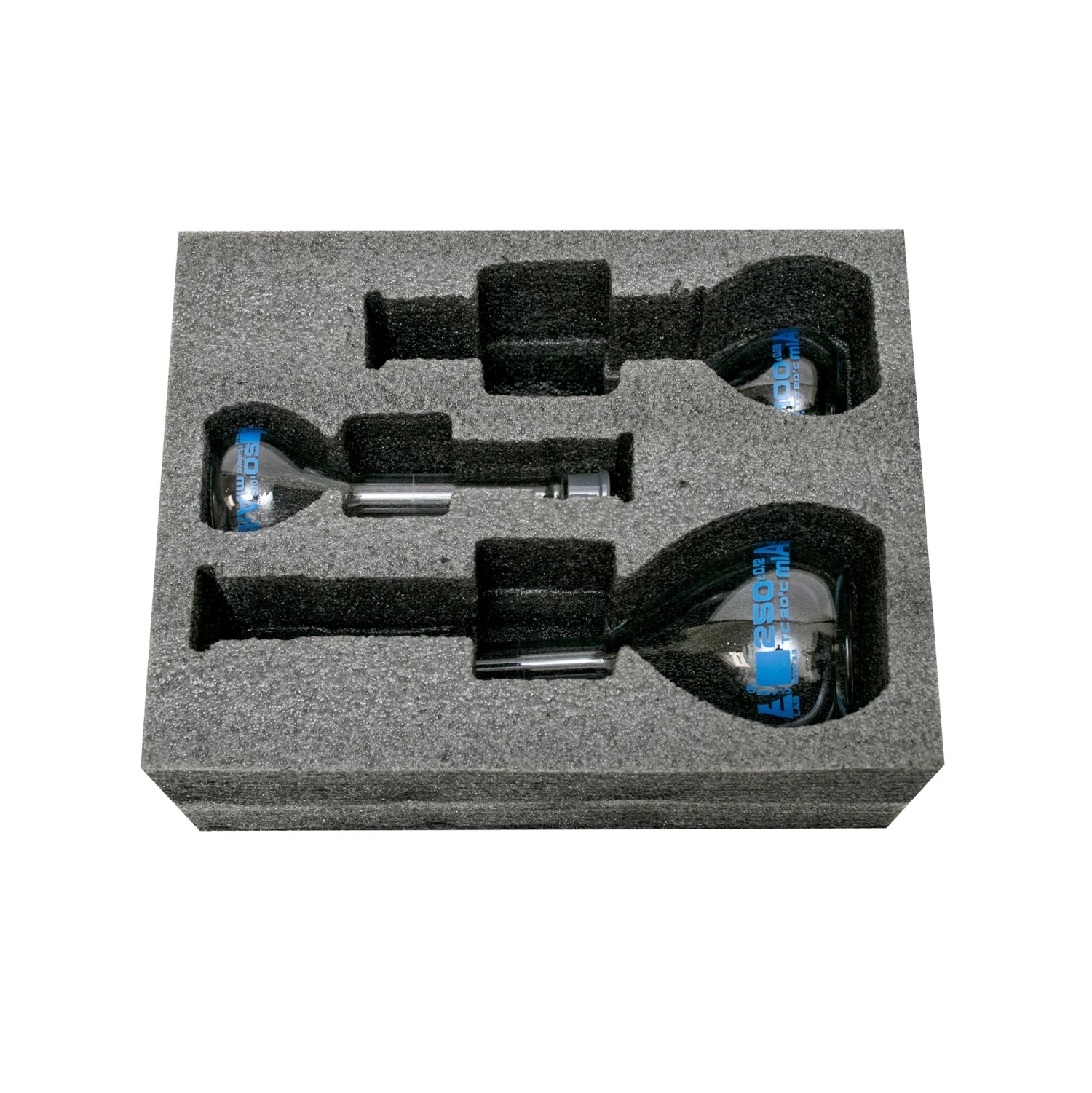 Premium Volumetric Flask Set - 50ml, 100ml & 250ml - Class A, ASTM E288 - Superior Durability & Chemical Resistance - Glass Penny Stoppers - Borosilicate 3.3 Glass - 1 Premium Volumetric Flask Set - 50ml, 100ml & 250ml - Class A, ASTM E288 - Superior Durability & Chemical Resistance - Glass Penny Stoppers - Borosilicate 3.3 Glass -