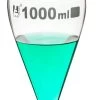Dropping Funnel, 1000mL - Squibb - With 29/32 Plastic Stopper & Glass Key Stopcock - Borosilicate Glass