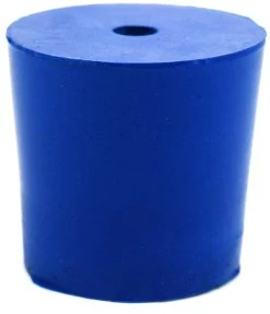 10PK Neoprene Stoppers, 1 Hole - ASTM - Size: #5 - 23mm Bottom, 27mm Top, 25mm Length -Laboratory Instrument Store xbrb4x6idjxgnn3f4sew
