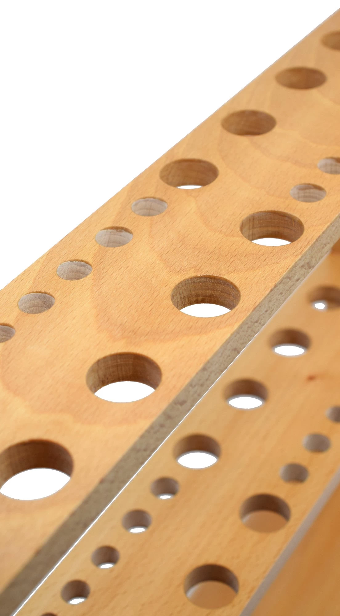 Pipette Stand - Holds 24 Pipettes (8 X 20mm, 8 X 12mm And 8 X 9mm) - Hardwood 3 Pipette Stand - Holds 24 Pipettes (8 X 20mm, 8 X 12mm And 8 X 9mm) - Hardwood - Image 3