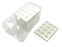 10PK Spot Plates, 12 Wells - Polyethylene