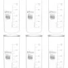 6PK Beakers, 1000mL - Berzelius Tall Form, No Spout - Graduated - Borosilicate Glass
