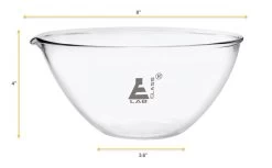 Evaporating Basin, 2000ml - Flat Bottom - Borosilicate Glass - 5 Evaporating Basin, 2000ml - Flat Bottom - Borosilicate Glass - -Laboratory Instrument Store xxhvy40riviqst6fk3pe