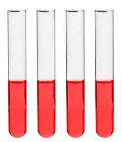 48PK Test Tubes, 20mL, 16x150mm - Rimless - Light Wall, 1.2mm Thick - Borosilicate 3.3 Glass