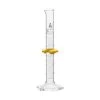 Glass Graduated Cylinder, 10mL - Class B - White Single Scale - Hexagonal Base - Borosilicate