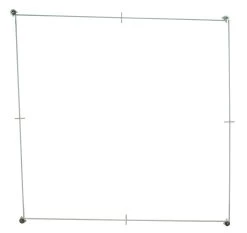 Folding Quadrat - 0.5 Meters Square - Steel Frame