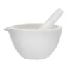 Mortar & Pestle, 550mL - 155mm - Porcelain, Unglazed Grinding Surface