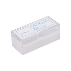 100pcs Premium Glass Coverslips, Square 24x24mm - Thickness 0.13-0.17mm - Borosilicate Cover Glasses For Microscope Slides