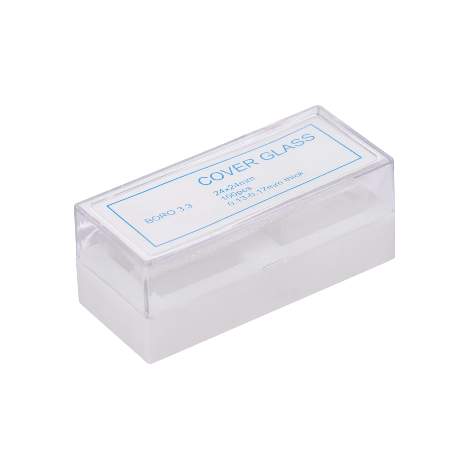 100pcs Premium Glass Coverslips, Square 24x24mm - Thickness 0.13-0.17mm - Borosilicate Cover Glasses For Microscope Slides 1 100pcs Premium Glass Coverslips, Square 24x24mm - Thickness 0.13-0.17mm - Borosilicate Cover Glasses For Microscope Slides