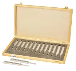 13 Piece Steel Tuning Fork Set - In Wooden Case,Designed For Physics Experimentation