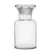 Reagent Bottle, 125ml - Wide Neck - Glass Stopper - Soda Glass