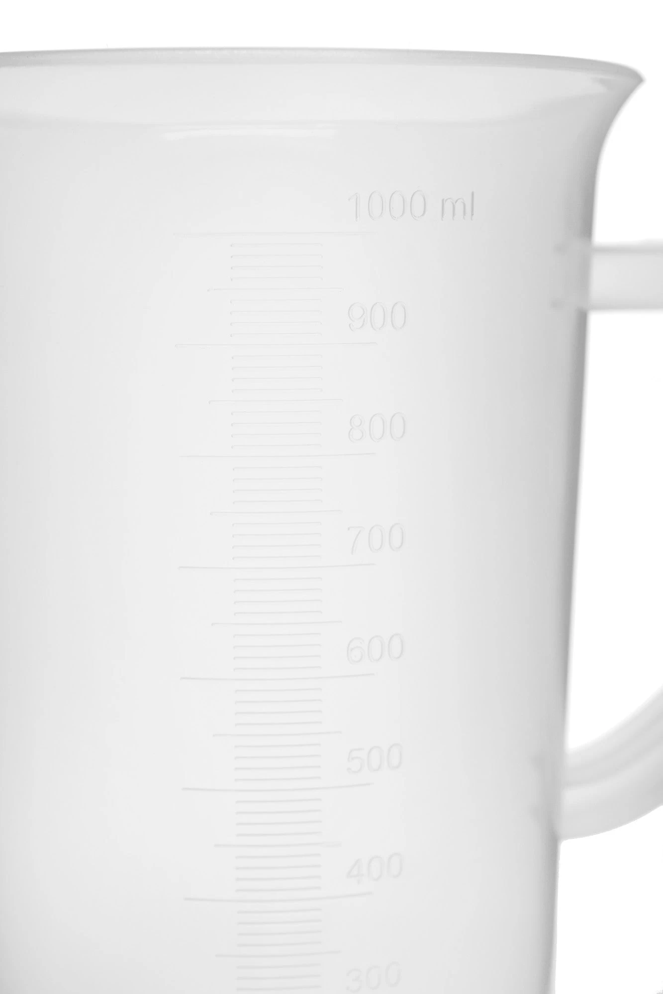 Measuring Jug, 1000ml - Polypropylene Plastic - Raised Graduations 2 Measuring Jug, 1000ml - Polypropylene Plastic - Raised Graduations - Image 2