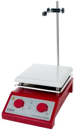 Hot Plate With Magnetic Stirrer, 650W - 400°C / 2000 RPM - Ceramic Top