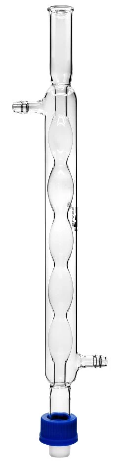 Bulb Condenser, 300mm - 24/29 Socket / Cone Size - Interchangable Screw Thread Joint -