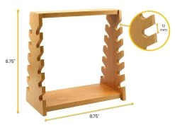 Pipette Stand - Holds 12 X 12mm Pipettes - Hardwood -Laboratory Instrument Store zugwfdb69kj9sre1cpii