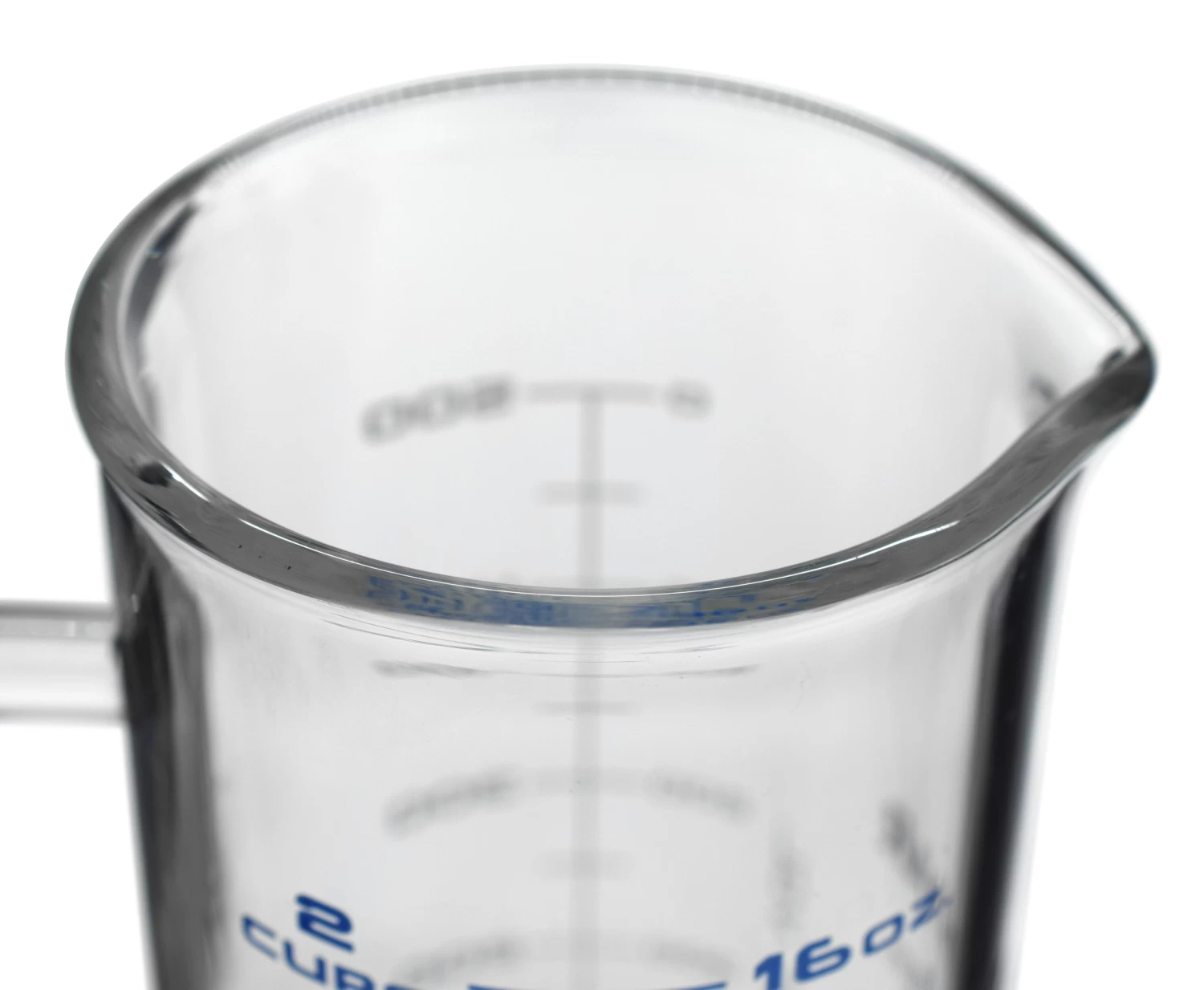 Industrial Beaker Mug, 500mL - Tall Form - Double Sided - Borosilicate Glass 2 Industrial Beaker Mug, 500mL - Tall Form - Double Sided - Borosilicate Glass - Image 2